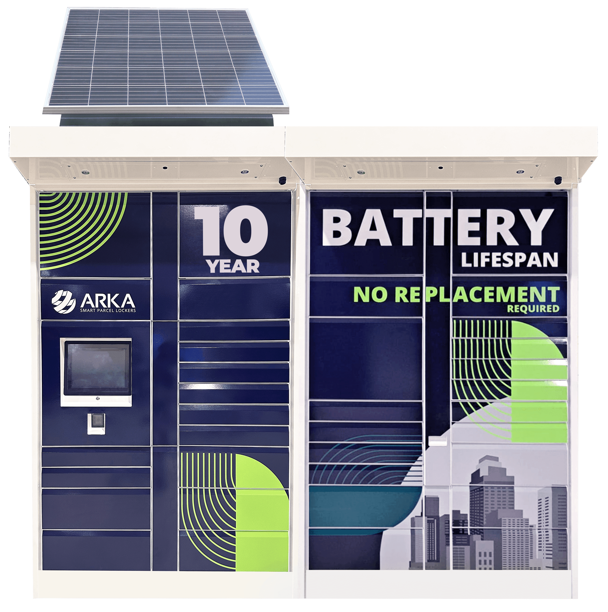 Lumen Solar Powered Autonomous Battery Locker