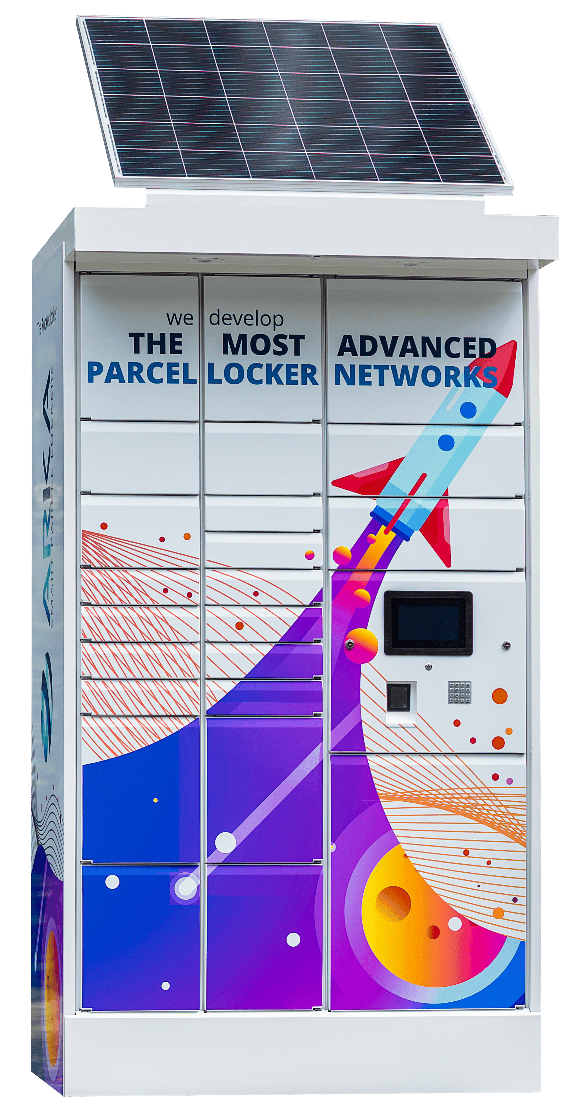 Solar-Powered Parcel Locker | Autonomous Battery Locker